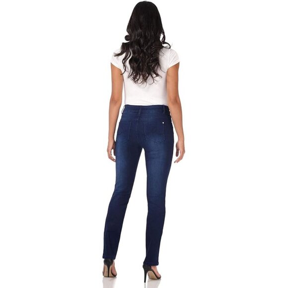 Rekucci Pull-On Jeans Size 8 - Indigo - Picture 2 of 3